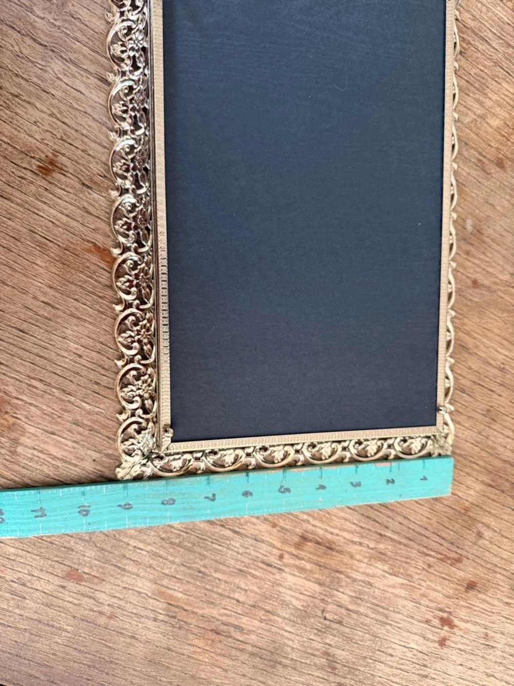 Ornate brass Decorative Vanity Tray Mirror